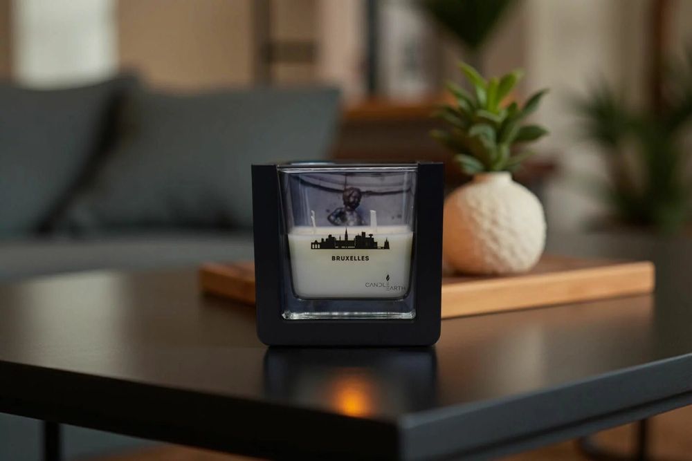 Decorative objects - Vegan scented candle with shea butter - Cities - Bruxelles - BOUGIES CANDLEARTH