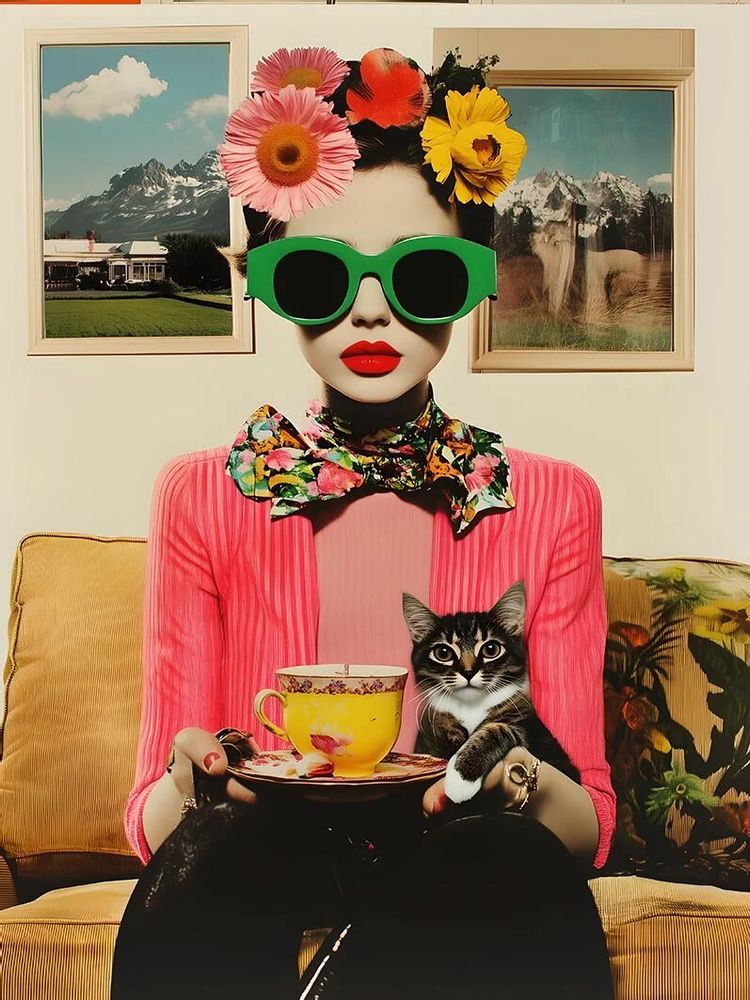 Poster - Peggy W. Klarc Collection - BLUE SHAKER