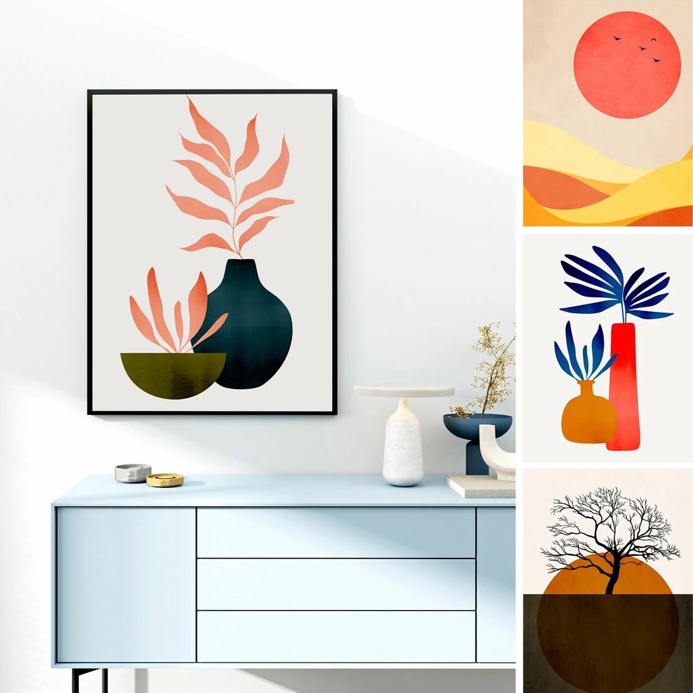 Poster - Kubistika Collection - BLUE SHAKER