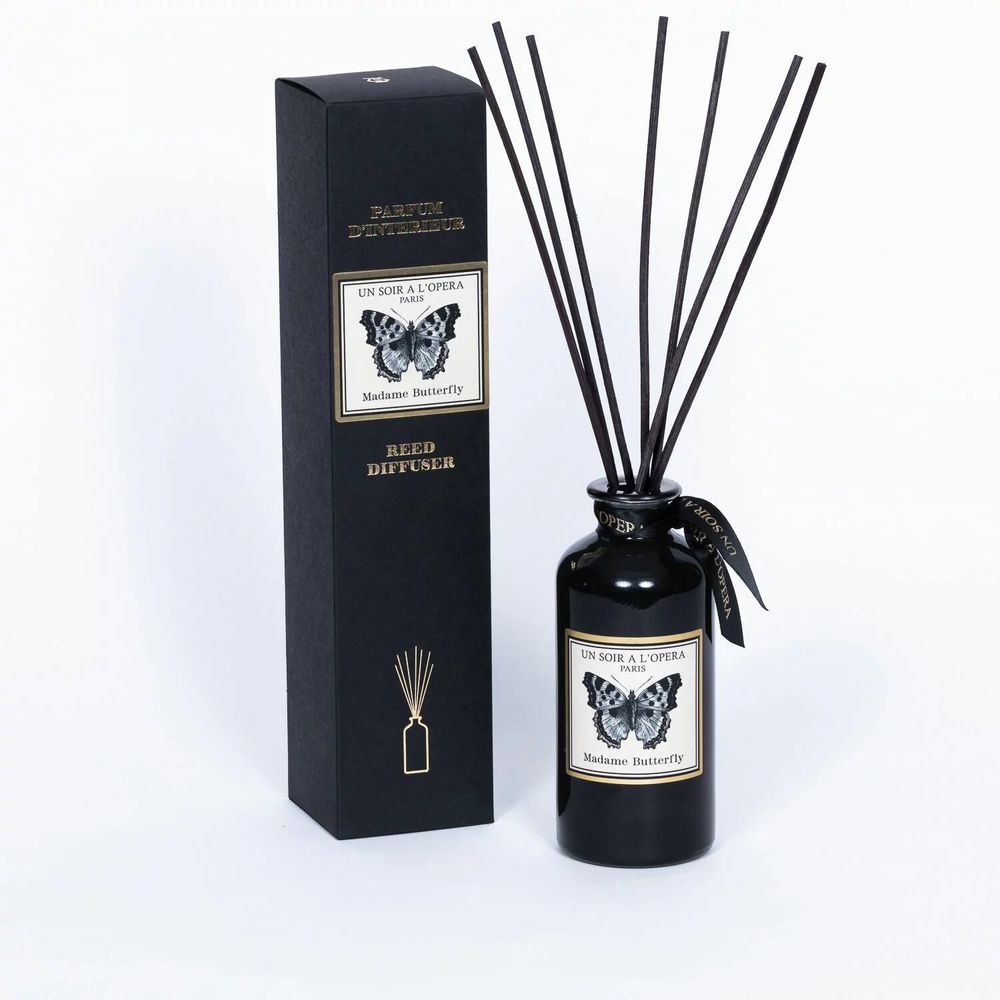 Decorative objects - MADAME BUTTERFLY - HOME FRAGRANCE DIFFUSER - 180 ML - UN SOIR A L'OPERA