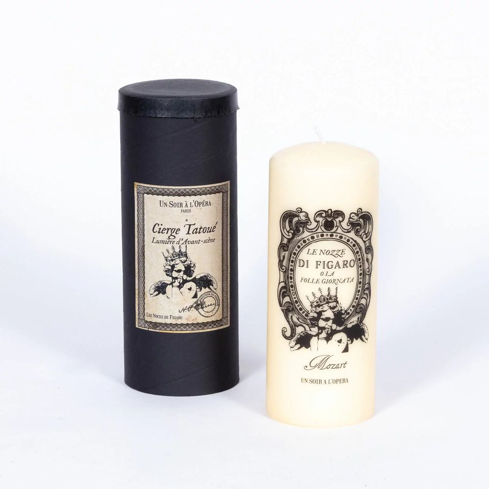Objets de décoration - LES NOCES DE FIGARO - BOUGIE TATOUÉE - UN SOIR A L'OPERA