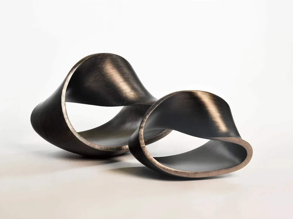 Objets design - Eternal S, ligne mate, argent - DV DESIGN