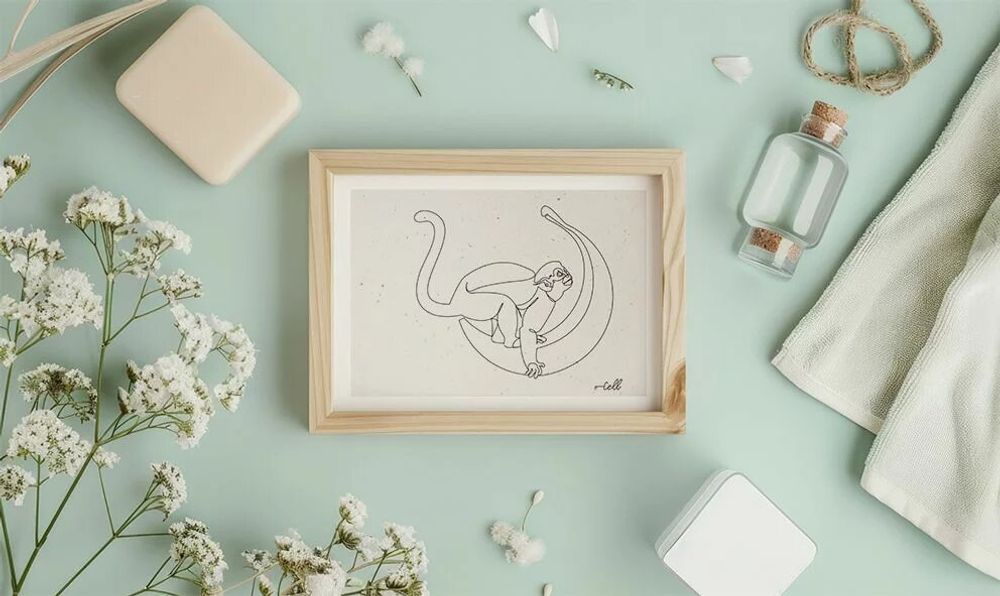 Gifts - Note card - Minimalist illustration - COSETTE ET LES LYS