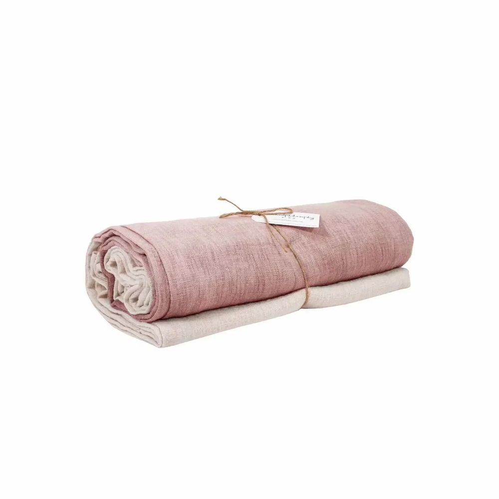 Table cloths - Dip & Dye TAFFY cotton tablecloth 200x350cm - BED AND PHILOSOPHY