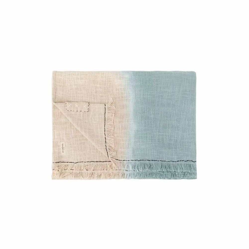 Cushions - Dip & Dye TANDEM cotton plaid 135x220 cm - BED AND PHILOSOPHY