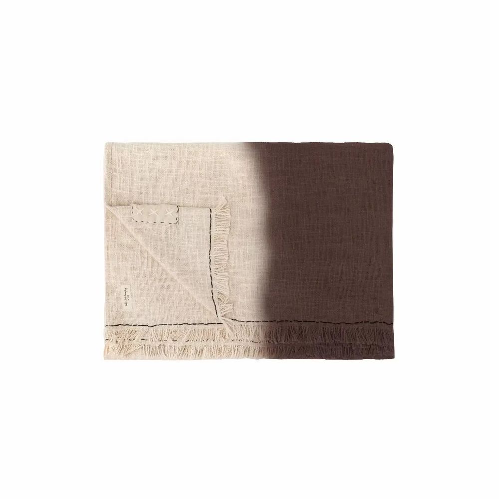 Cushions - Dip & Dye TANDEM cotton plaid 135x220 cm - BED AND PHILOSOPHY