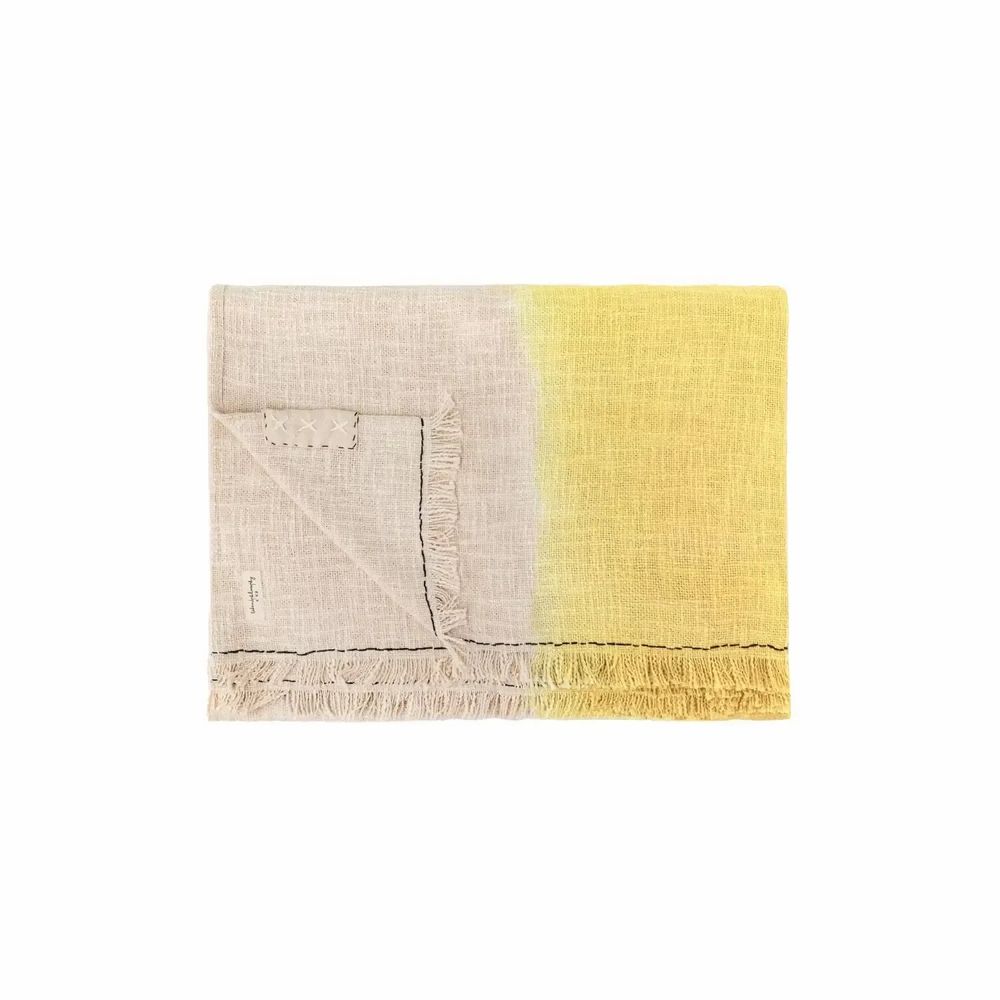 Cushions - Dip & Dye TANDEM cotton plaid 135x220 cm - BED AND PHILOSOPHY
