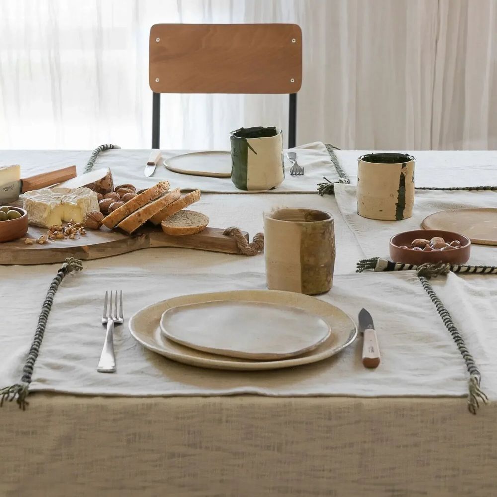 Sets de table - Paire de sets de table EGG 45x38 cm - BED AND PHILOSOPHY