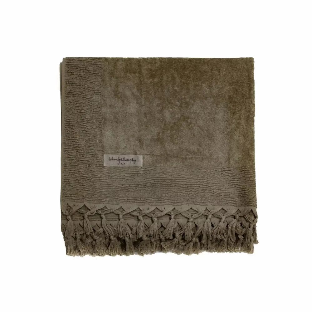 Serviettes de bain - Lot de 2 serviettes de bain en éponge ULYSSE2 50x75 cm - BED AND PHILOSOPHY