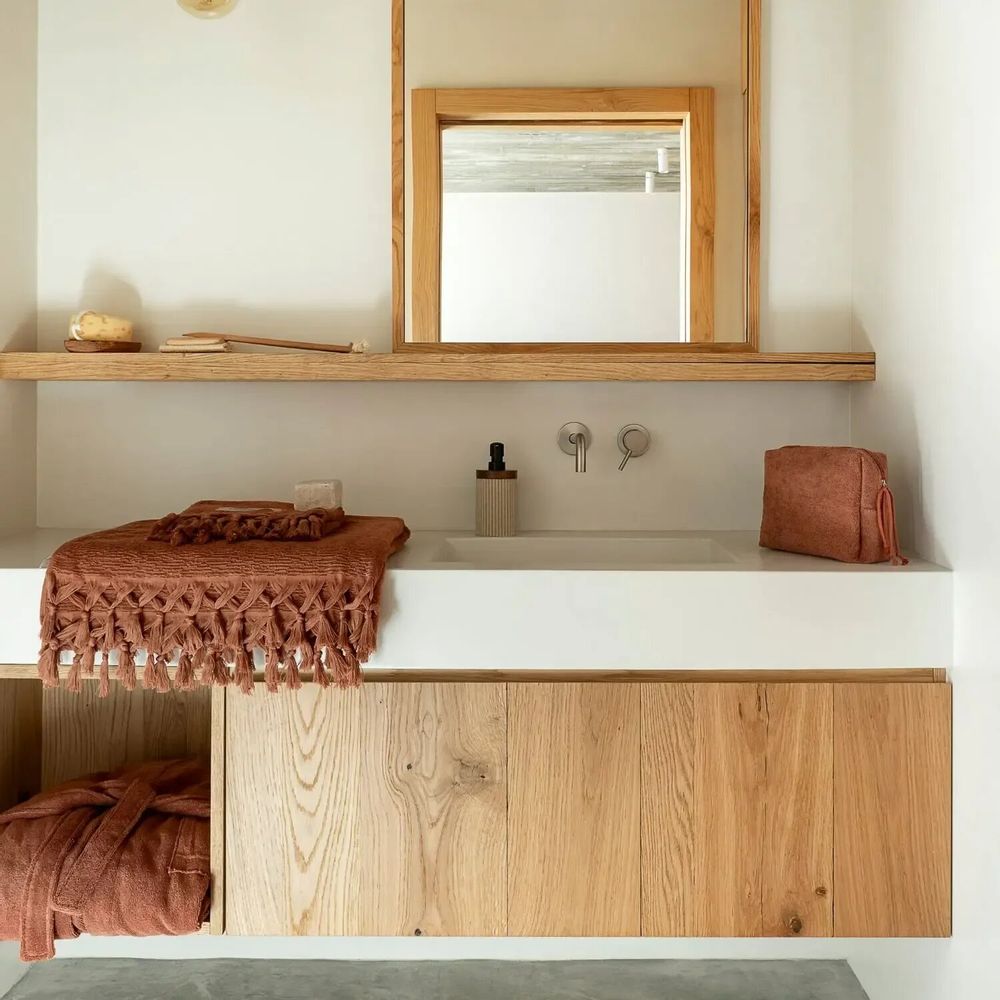 Serviettes de bain - Lot de 2 serviettes de bain en éponge ULYSSE2 50x75 cm - BED AND PHILOSOPHY