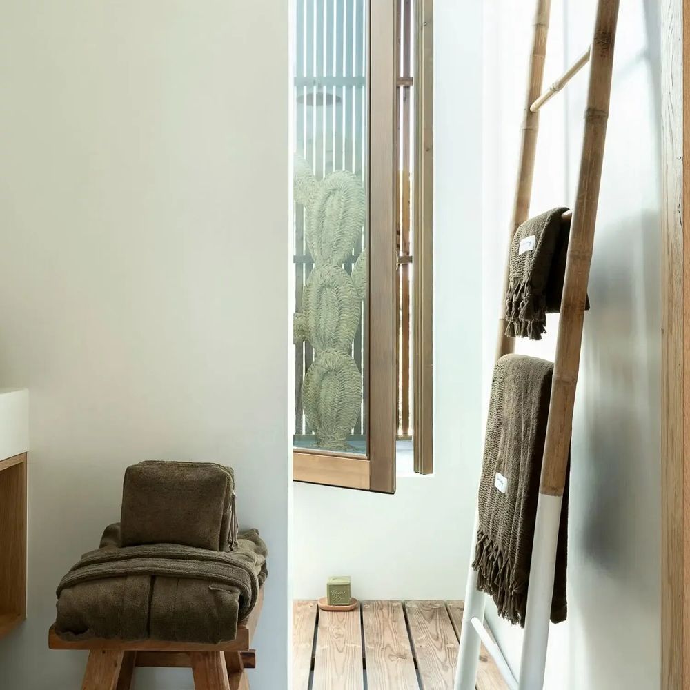 Serviettes de bain - Lot de 2 serviettes de bain en éponge ULYSSE2 50x75 cm - BED AND PHILOSOPHY