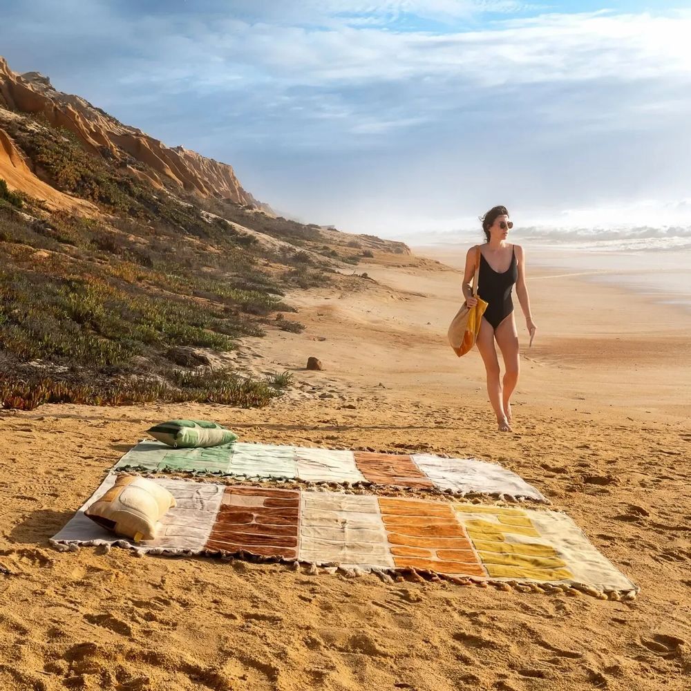 Piscines - Serviette de plage PINEDE 100x180 cm - BED AND PHILOSOPHY