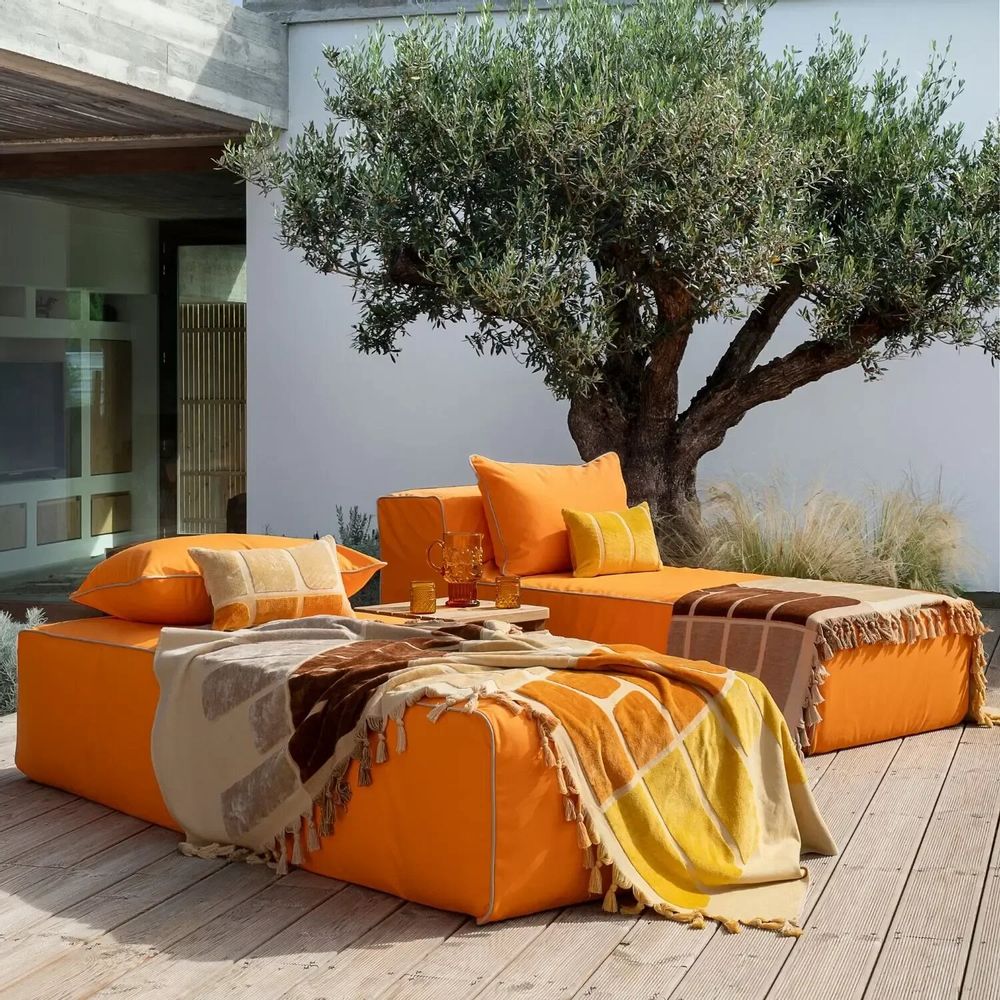 Piscines - Serviette de plage PINEDE 100x180 cm - BED AND PHILOSOPHY