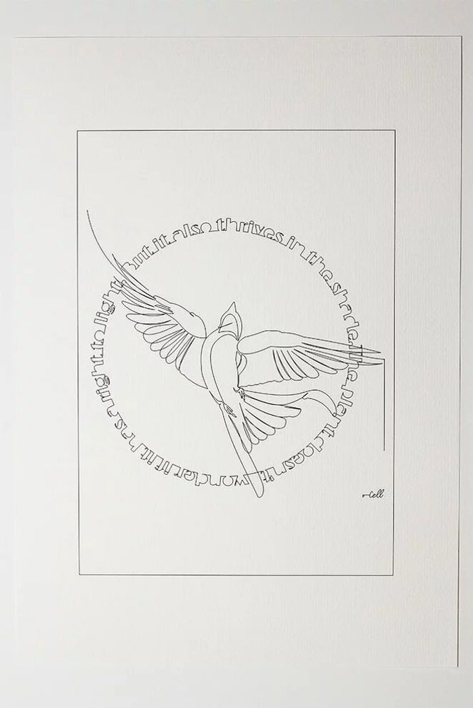 Decorative objects - A3 size drawing FineArt Inkjet paper - COSETTE ET LES LYS