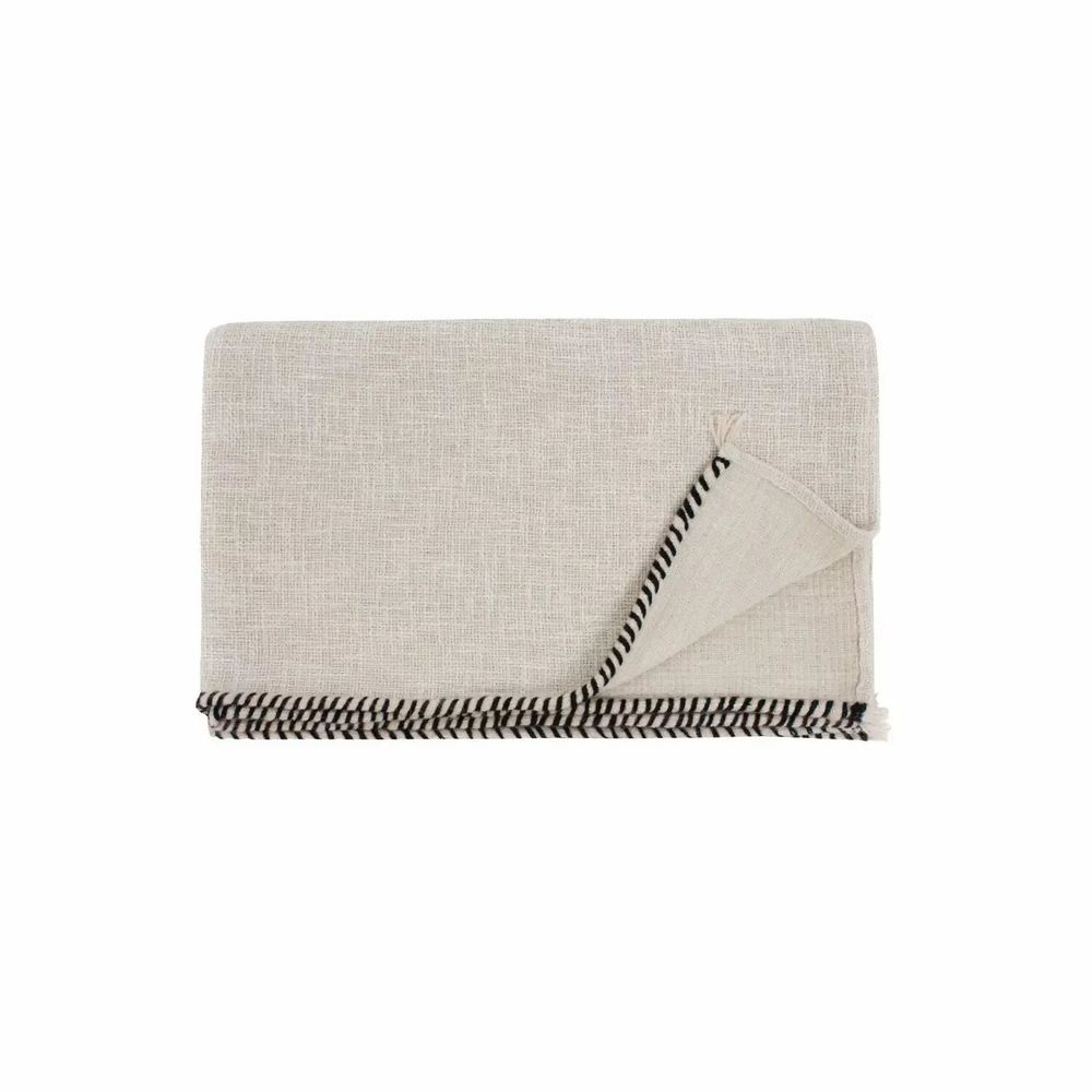 Plaids - Plaid ENJOY en coton 140x220 cm - BED AND PHILOSOPHY