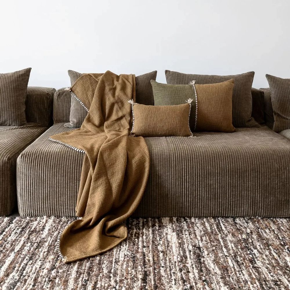 Plaids - Plaid ENJOY en coton 140x220 cm - BED AND PHILOSOPHY