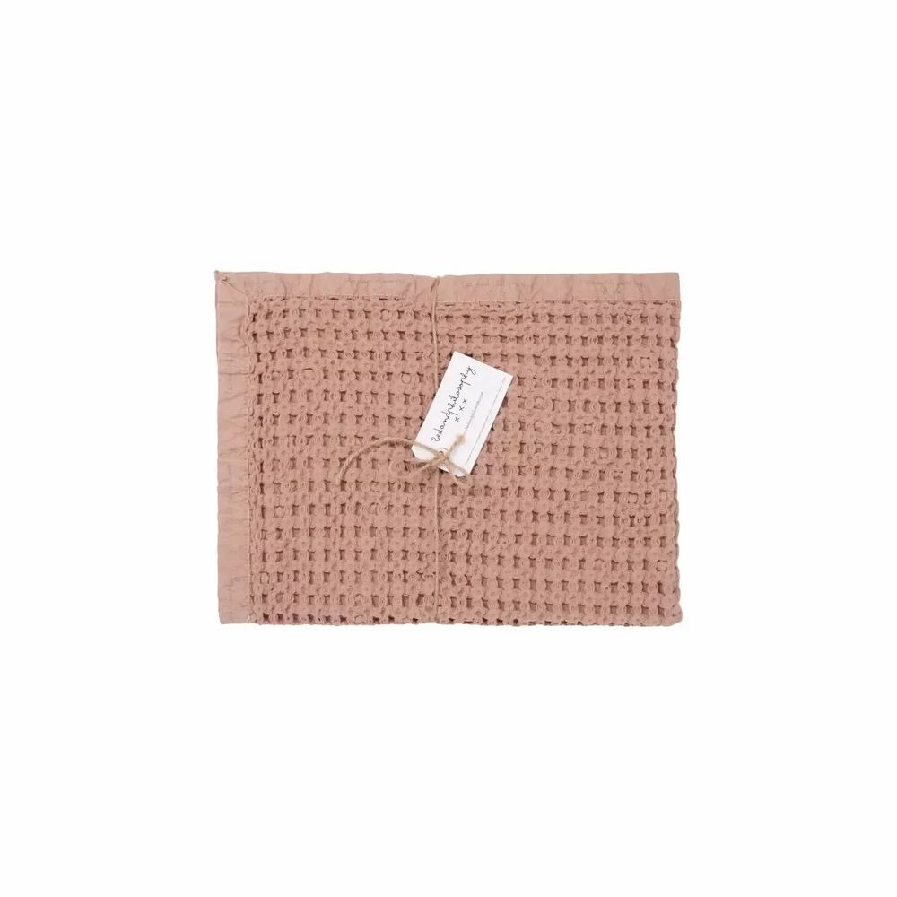 Serviettes de bain - Serviette de bain en coton biologique MIREILLE2 50x70 cm - BED AND PHILOSOPHY