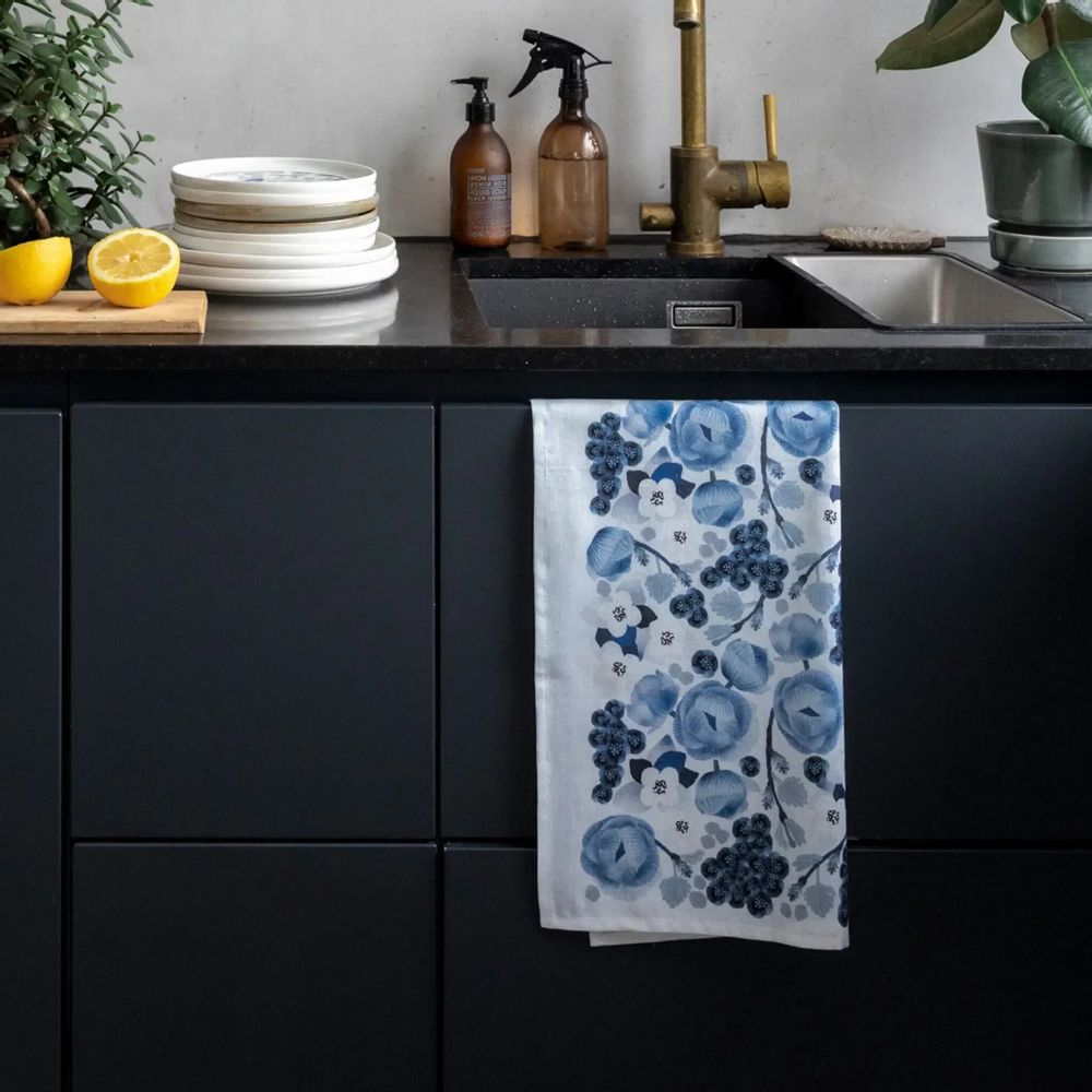 Couverts & ustensiles de cuisine - Lapin Kukka Torchon de Cuisine Bleu 47x70 cm - PENTIK