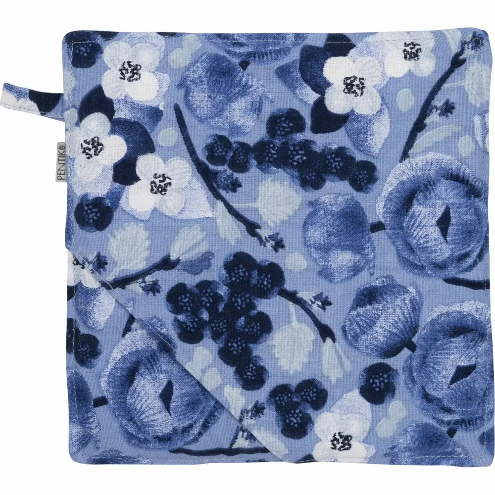 Potholders - Lapin Kukka Potholder Blue 21x21 cm - PENTIK