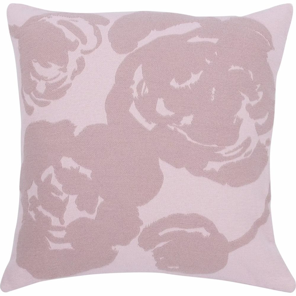 Linge - Housse de coussin Lilia Jacquard Rose 45x45 cm - PENTIK