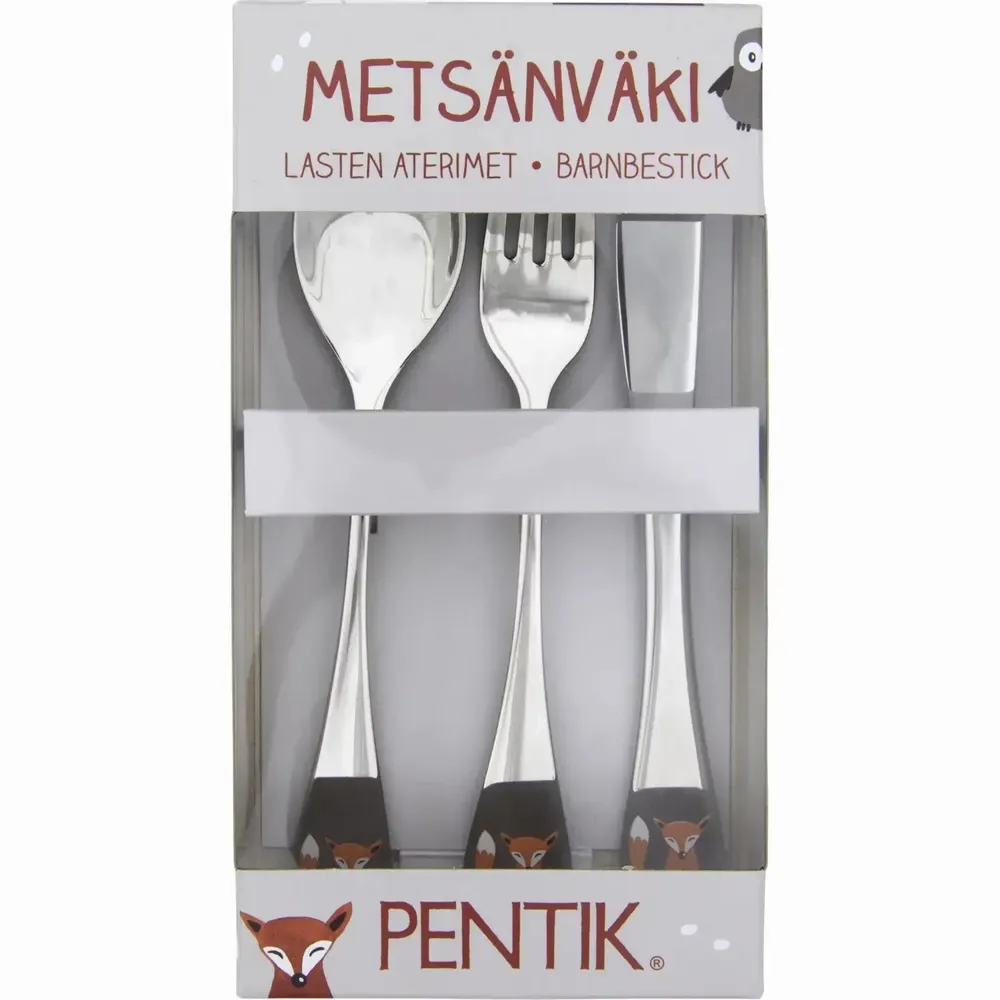 Kitchen utensils - Metsänväki Cutlery 3 pcs, 19x10x3 cm - PENTIK