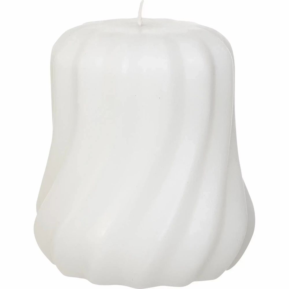 Bougies - Bougie Myrsky Blanc 15x12 cm - PENTIK