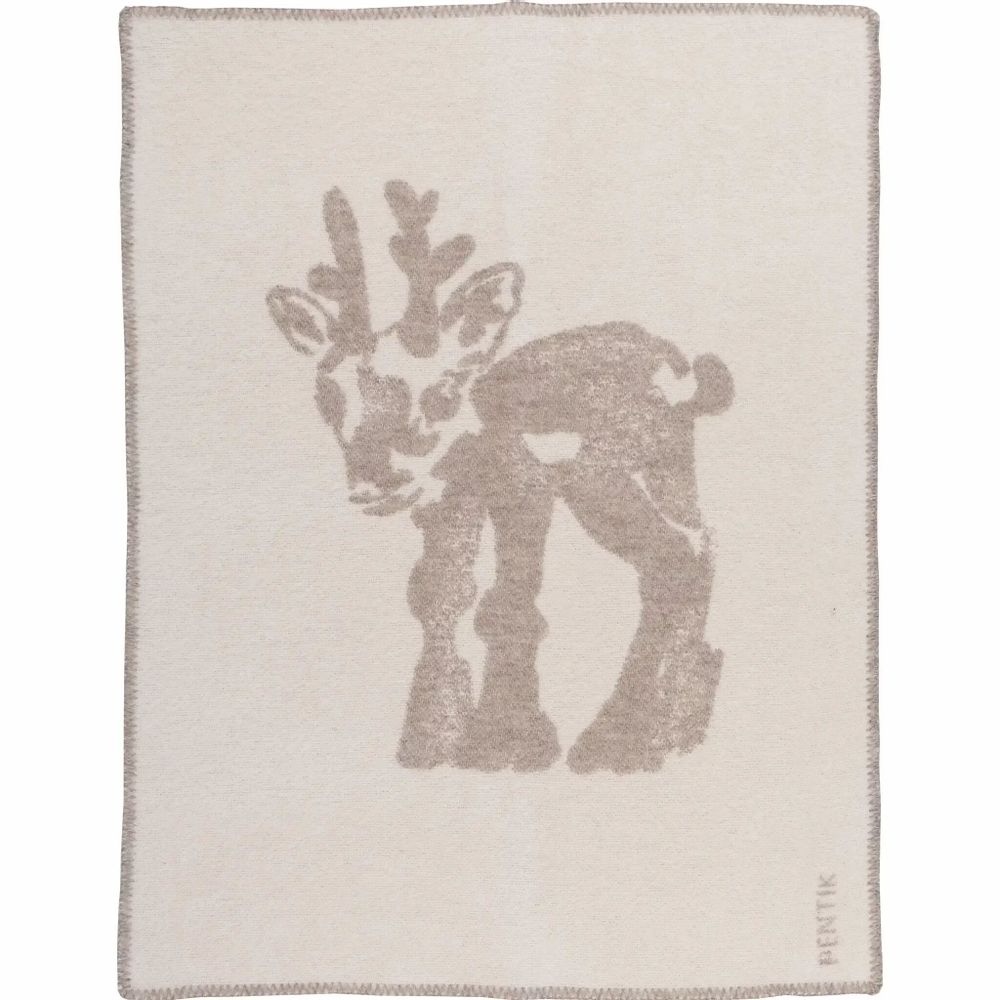 Linge - Couverture Vasa Marron Clair 65x90 cm - PENTIK