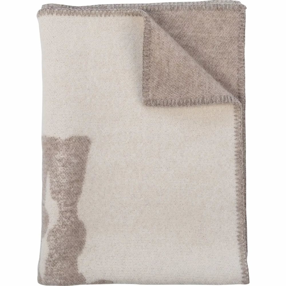 Linge - Couverture Vasa Marron Clair 65x90 cm - PENTIK