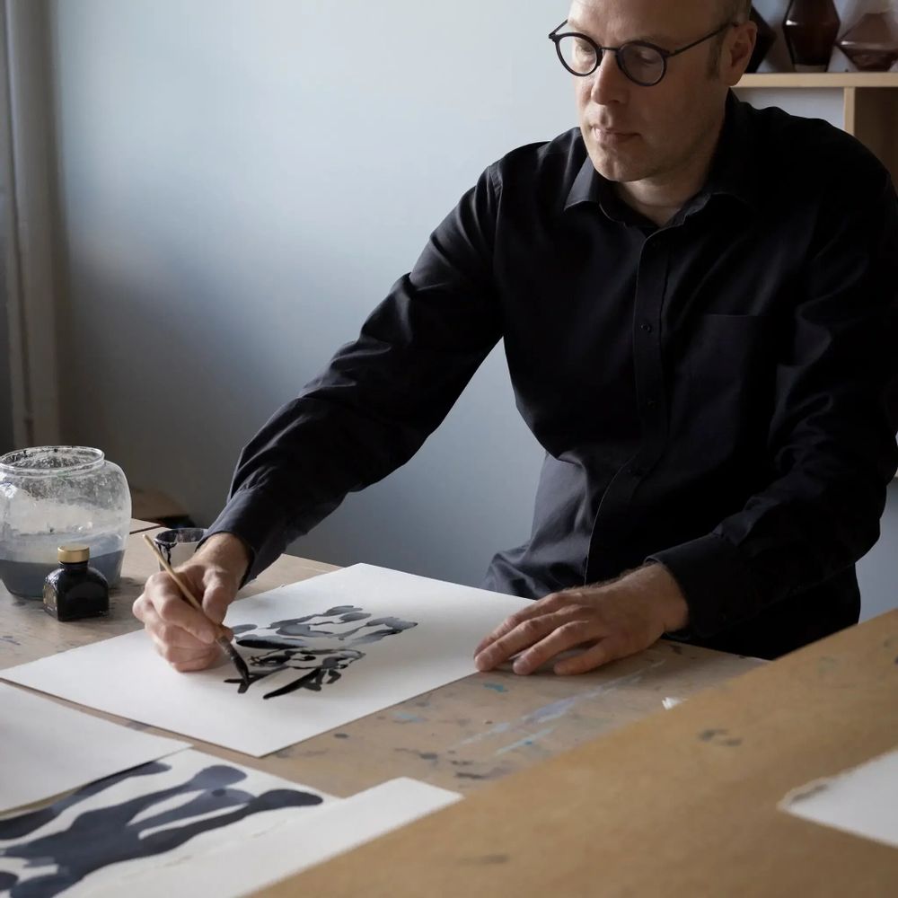 Linge - Couverture Vasa Marron Clair 65x90 cm - PENTIK