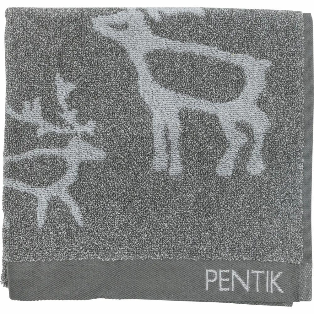 Other bath linens - Saaga Hand Towel Grey 50x70 cm - PENTIK