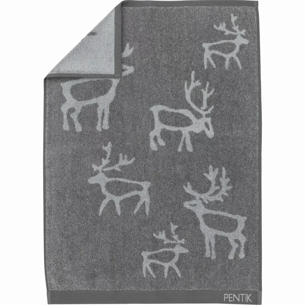 Autres linges de bain - Serviette de toilette Saaga Gris 50x70 cm - PENTIK