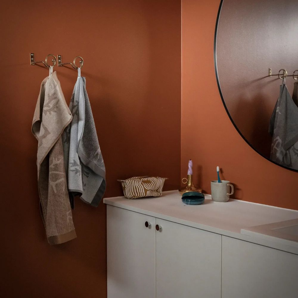 Other bath linens - Saaga Hand Towel Brown 50x70 cm - PENTIK