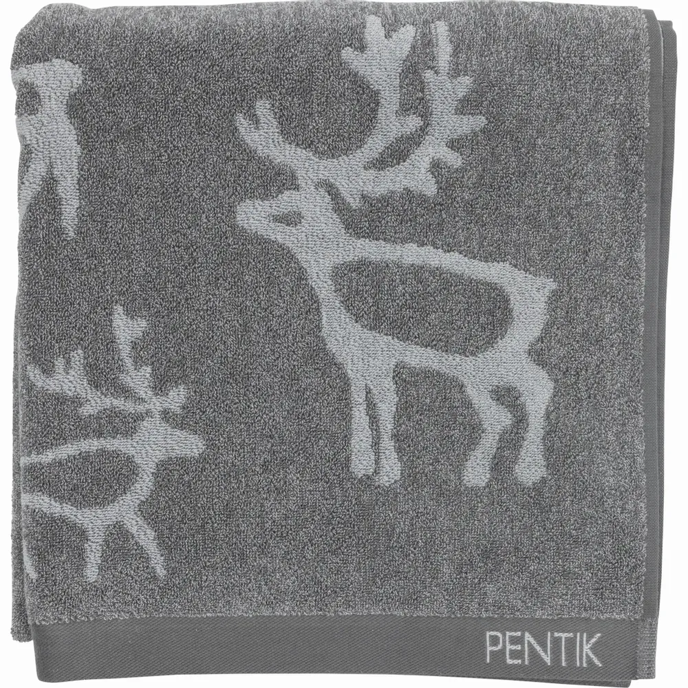 Autres linges de bain - Serviette de bain Saaga Gris 70x150 cm - PENTIK