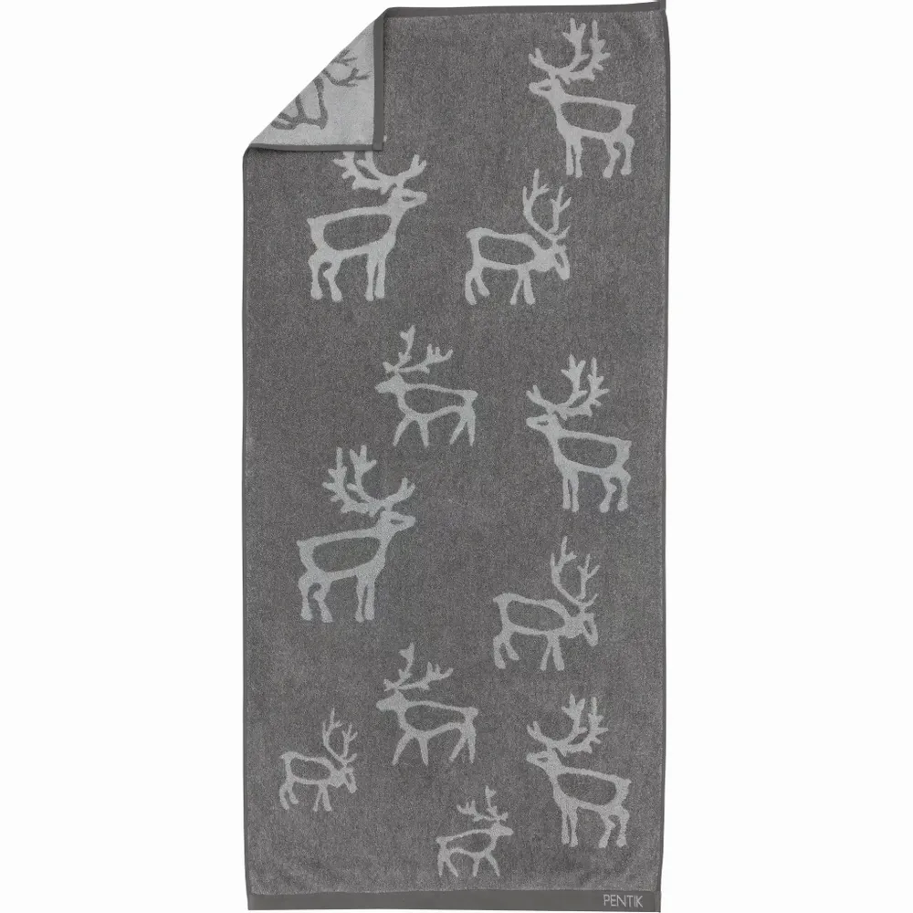 Autres linges de bain - Serviette de bain Saaga Gris 70x150 cm - PENTIK