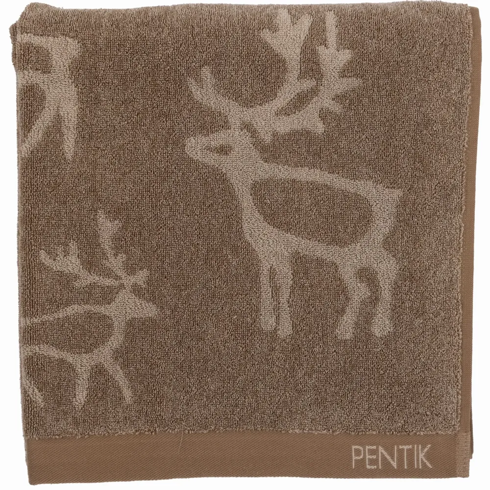 Autres linges de bain - Serviette de bain Saaga Marron 70x150 cm - PENTIK