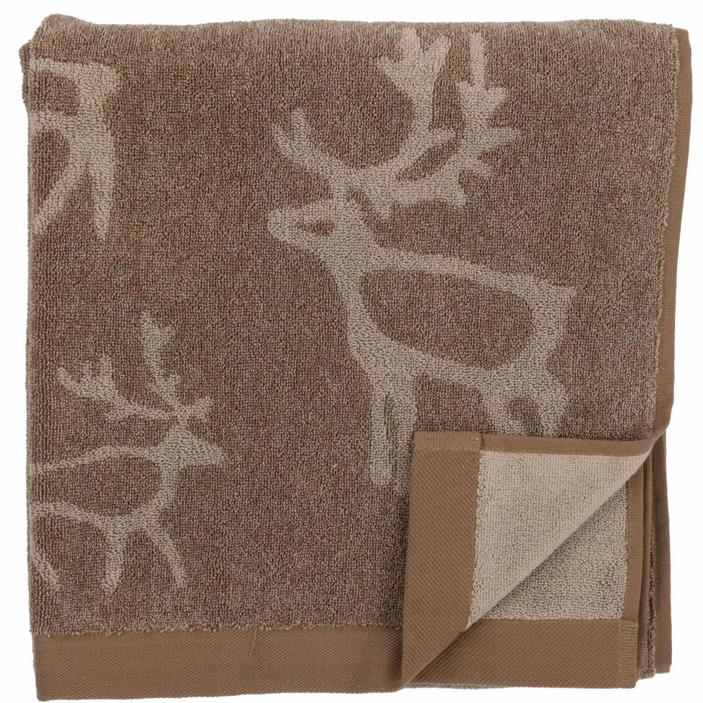 Autres linges de bain - Serviette de bain Saaga Marron 70x150 cm - PENTIK