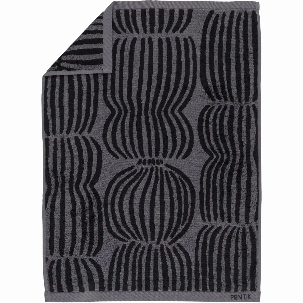 Autres linges de bain - Serviette à main Vilja Noir 50x70 cm - PENTIK