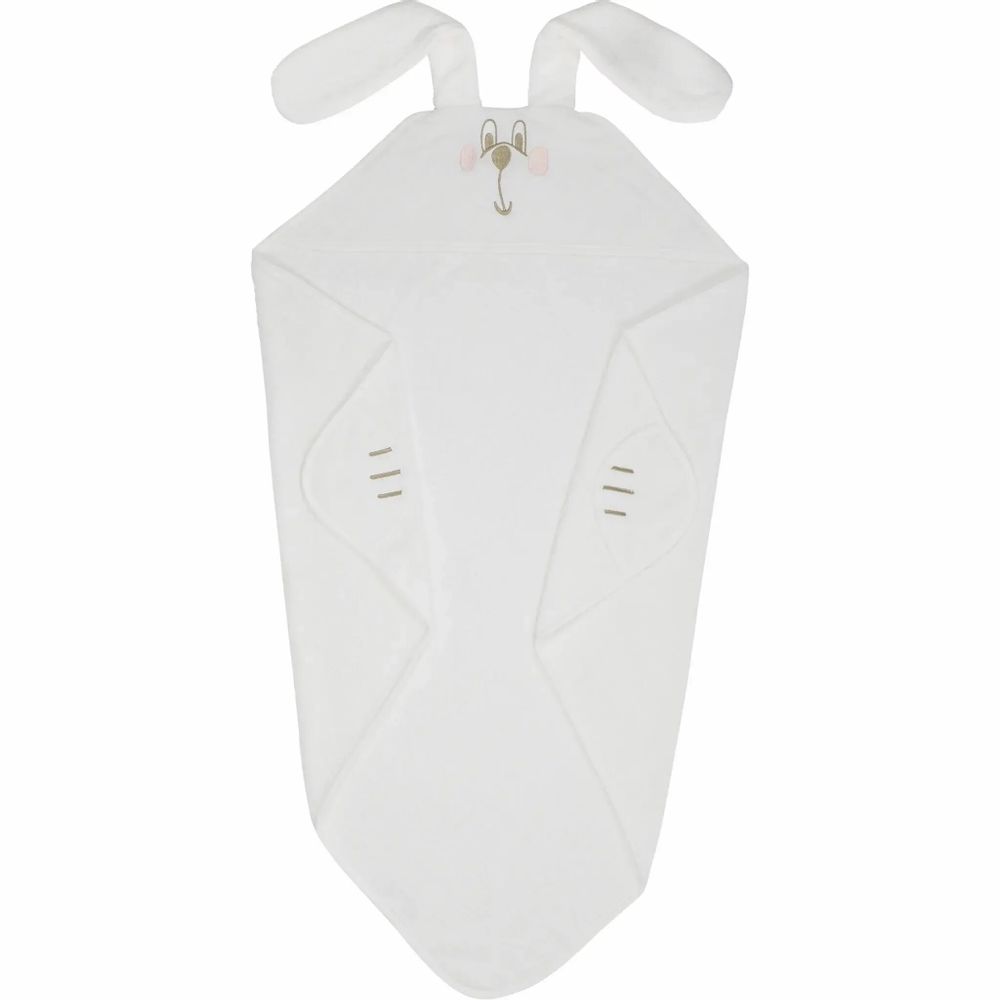 Autres linges de bain - Serviette à capuche Halipupu Blanc naturel 73x73 cm - PENTIK