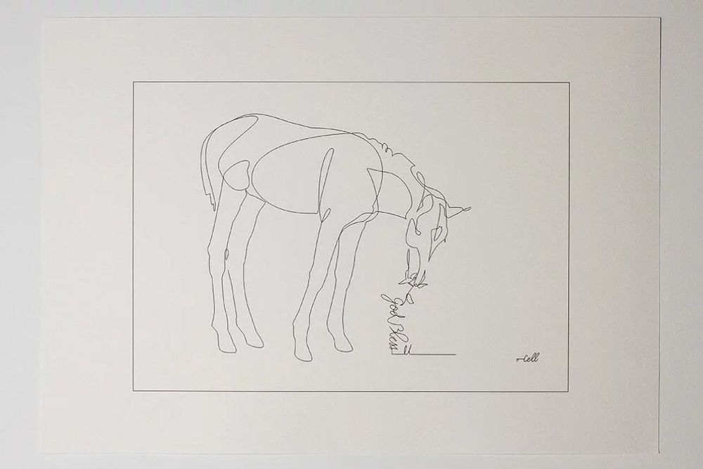 Objets de décoration - Tirage A3 Papier FineArt - COSETTE ET LES LYS