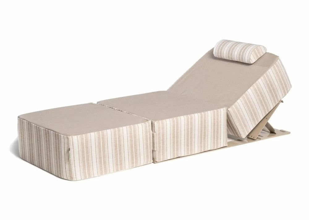 Transats - TRIPTYK | Lit de piscine COZIP | 198 x 77 x h30 cm - COZIP
