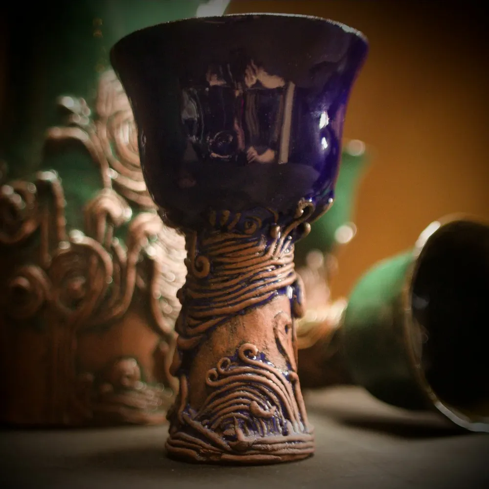 Tasses et mugs - Ensemble pichet et gobelets assortis WD/CU/Z/08/24 - WOJCIECH DZIENNIAK ART