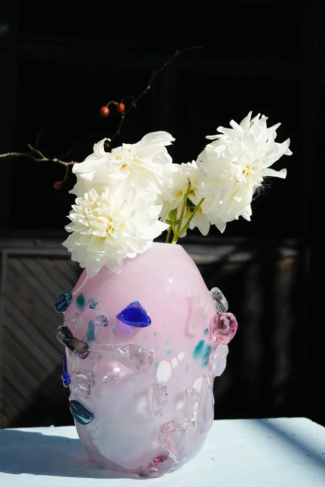 Glass - Kartopya Vase Artglass handmade - JANE AND MERY