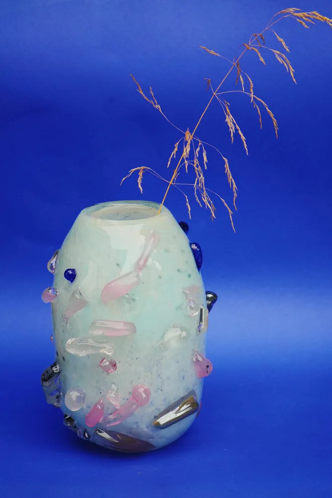 Glass - Kartopya Vase Artglass handmade - JANE AND MERY