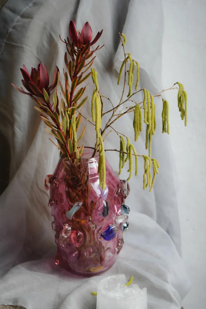 Glass - Kartopya Vase Artglass handmade - JANE AND MERY