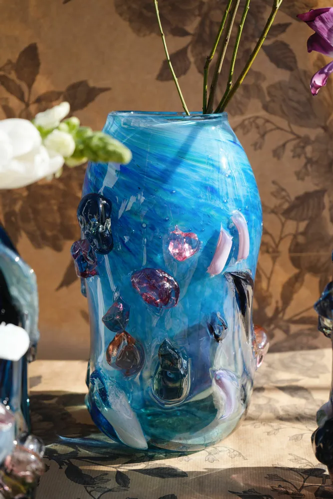 Glass - Kartopya Vase Artglass handmade - JANE AND MERY
