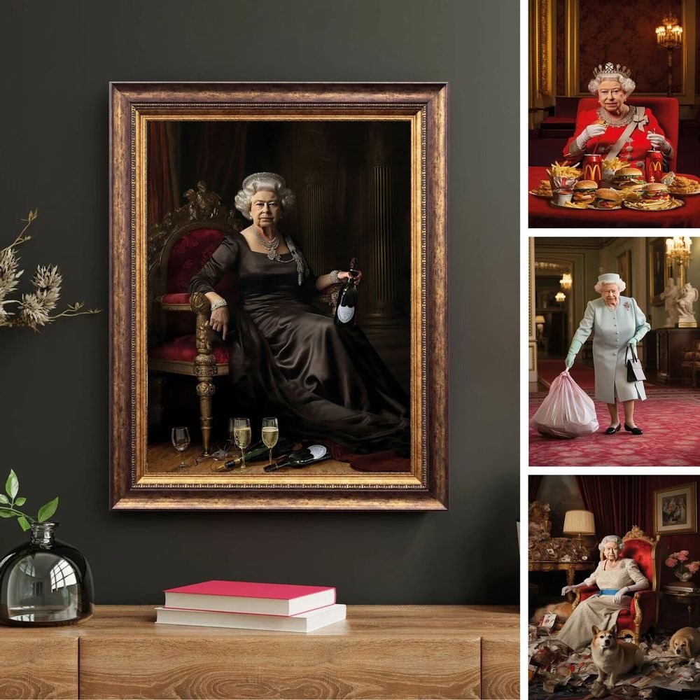Affiches - Collection The Queen - BLUE SHAKER