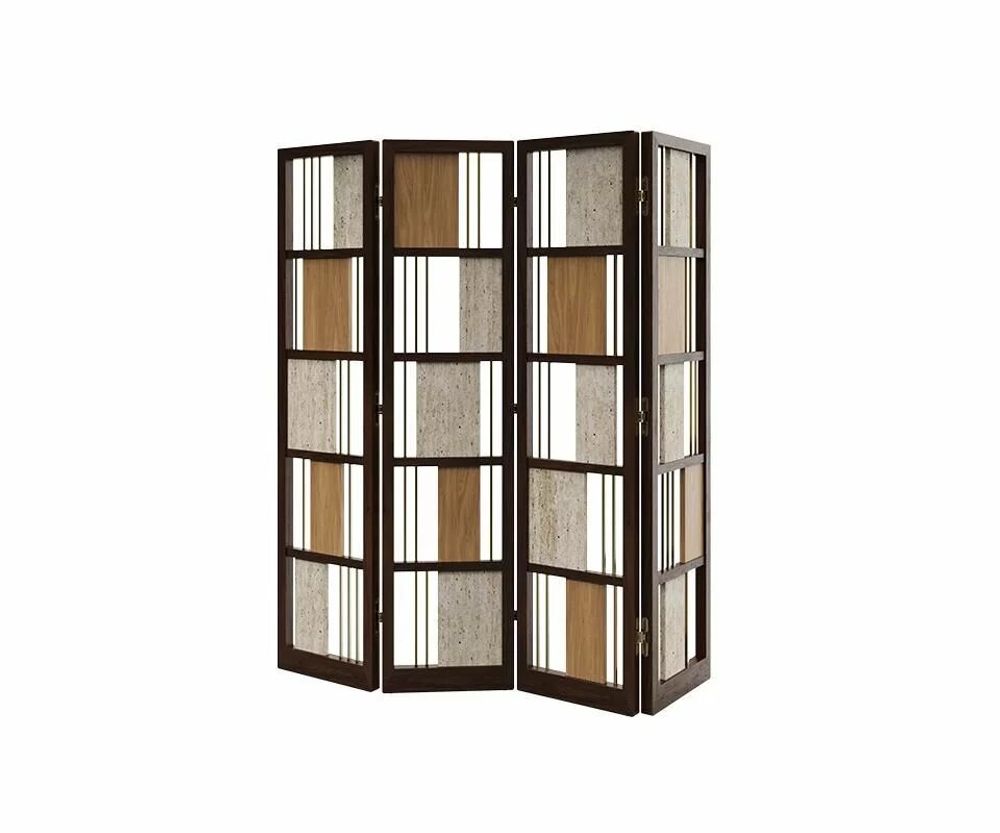 Objets de décoration - Paravent pliable Wordsworth - WOOD TAILORS CLUB
