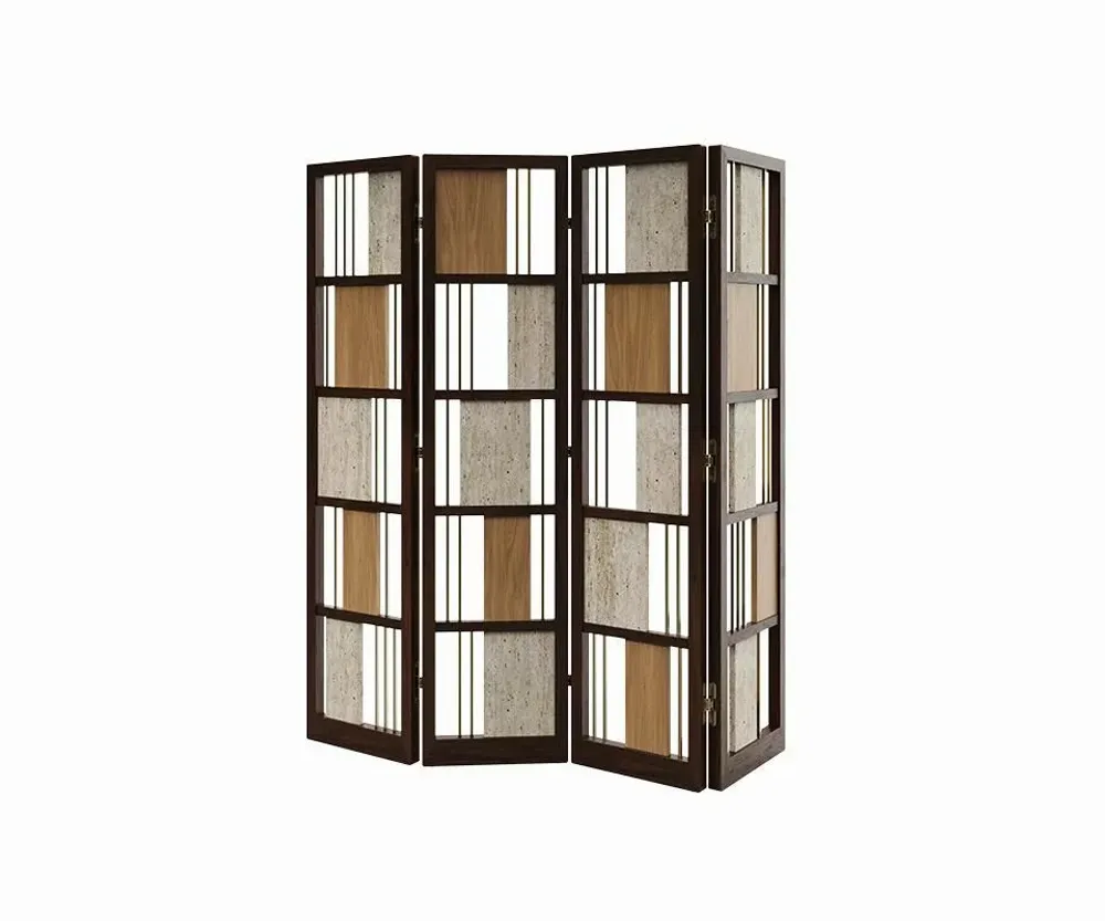 Objets de décoration - Paravent pliable Wordsworth - WOOD TAILORS CLUB