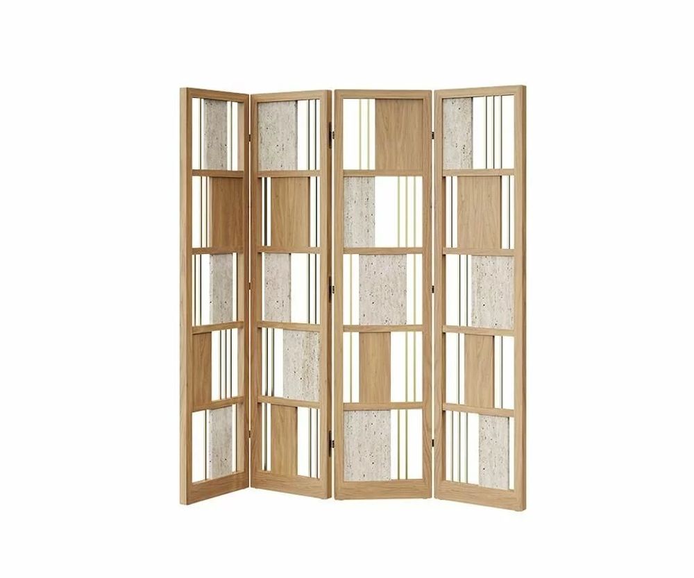 Objets de décoration - Paravent pliable Wordsworth - WOOD TAILORS CLUB