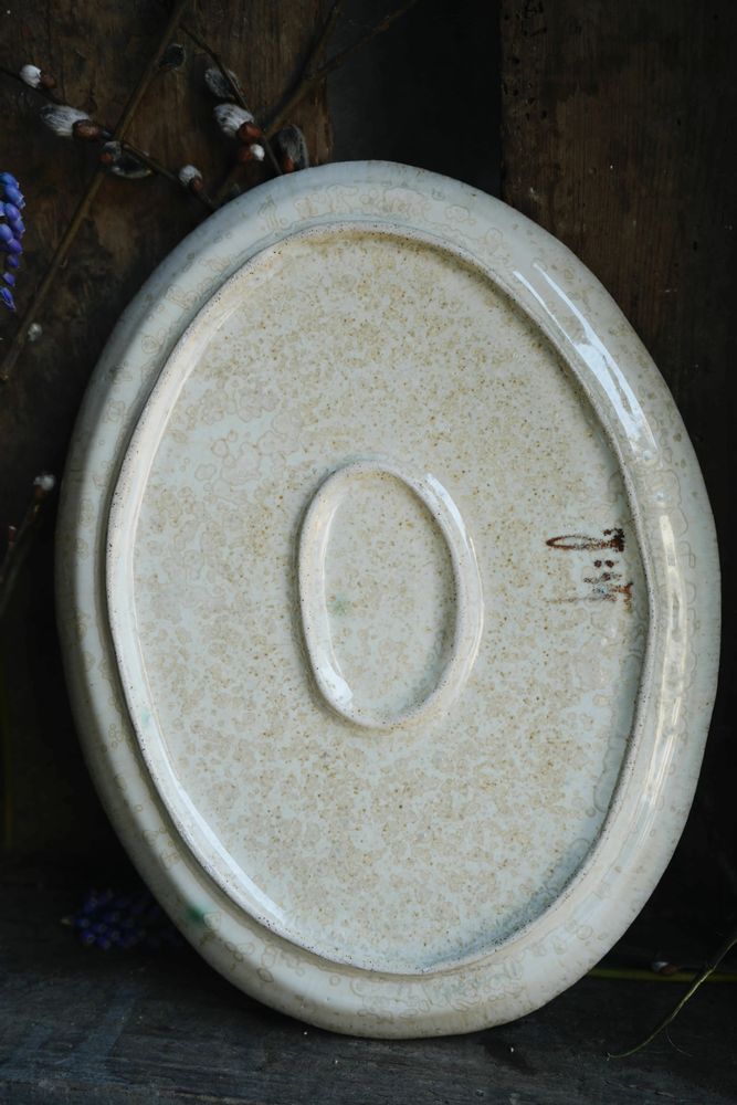 Plats et saladiers - Assiettes ovales en porcelaine artisanale - JANE AND MERY